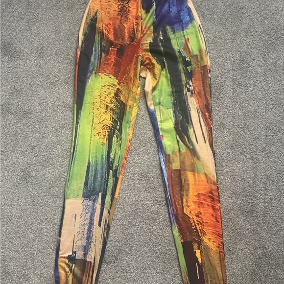 Multicolor Abstract Women's Jacket - Picture 2 of 2